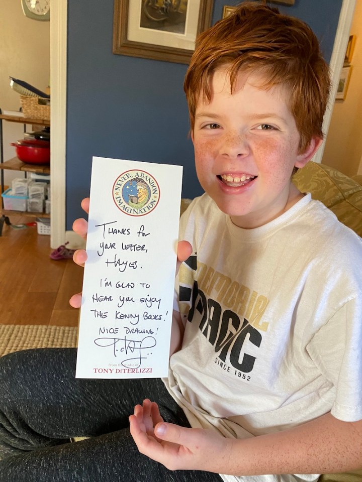 Experience some childhood magic by sending letters to your favorite authors | Thanks, Tony DiTerlizzi!