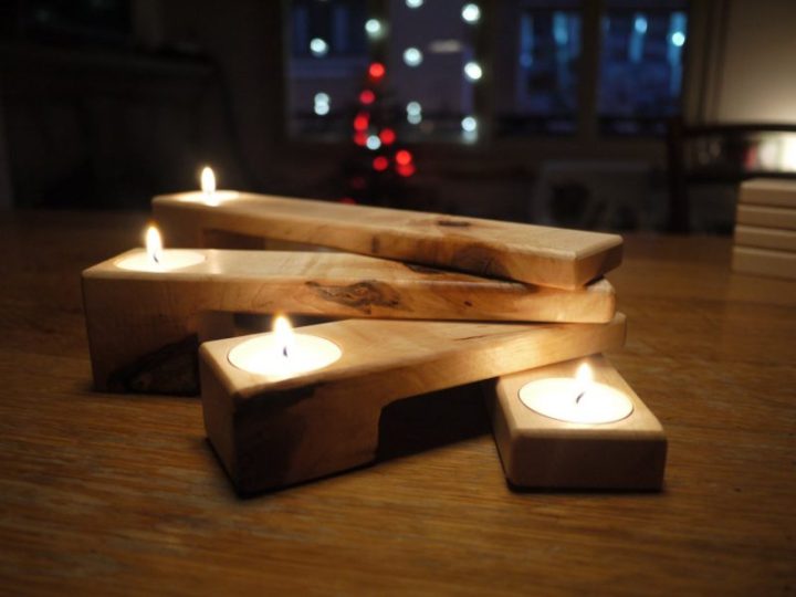 Gifts for advent: A beautiful, custom advent candle wreath or holder, like this one handmade in Spain.