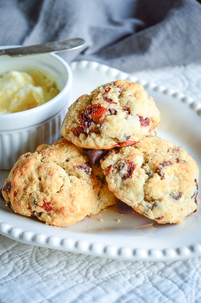 Reading Pride & Prejudice with the BBC miniseries: Bake Chocolate Cranberry Scones at This Is How I Cook with Episode 3